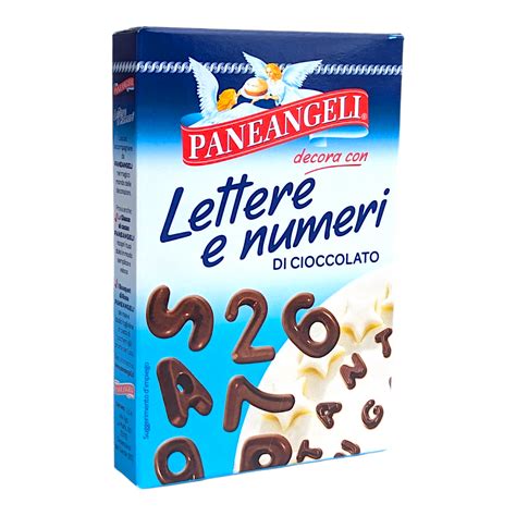 Paneangeli Chocolate Numbers & Letters, Edible .